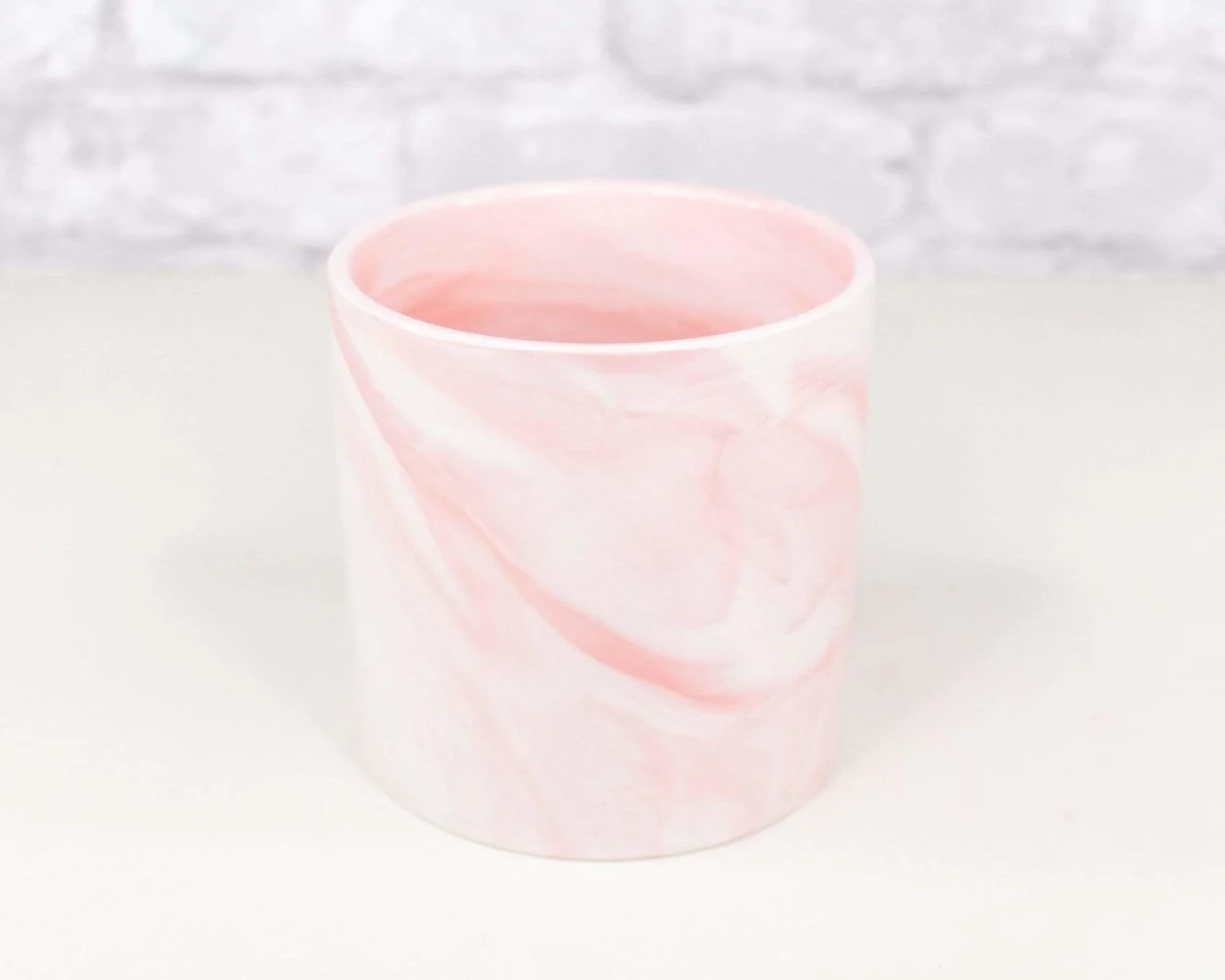 Pink Marbled Round Container (Multiple Sizes) - Image 5