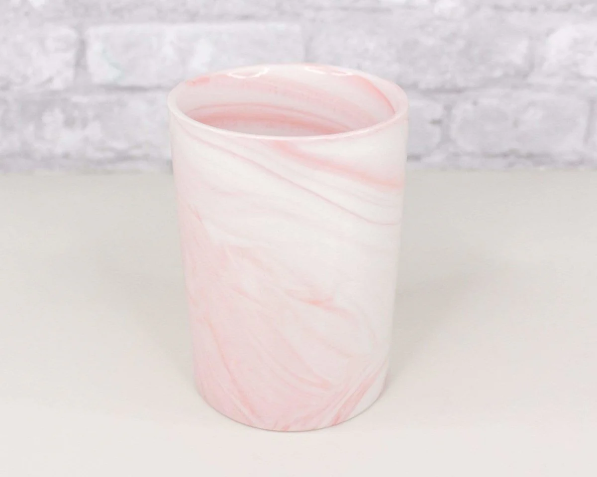 Pink Marbled Round Container (Multiple Sizes) - Image 6