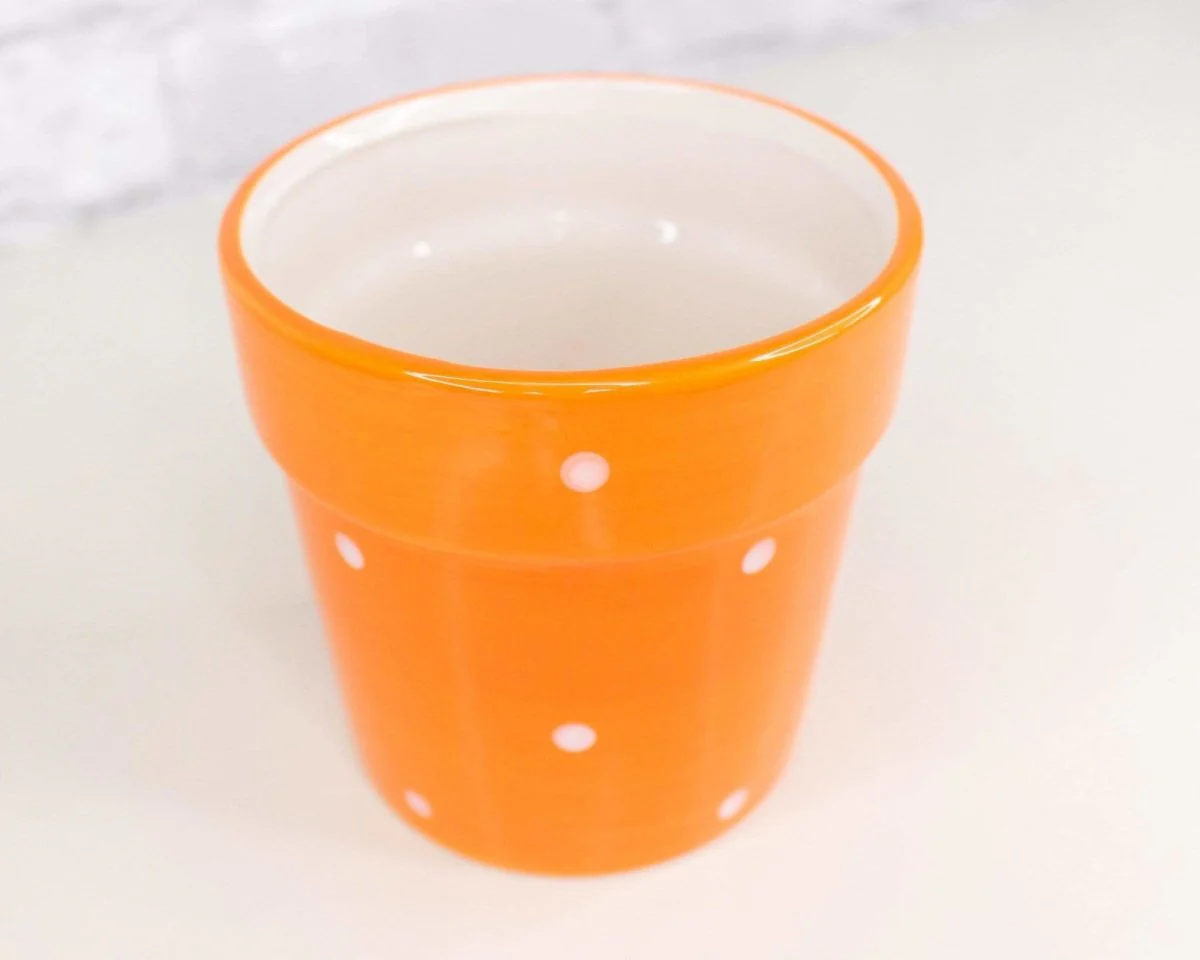 Polka Dot Ceramic Planter (Multiple Colors) - Image 9