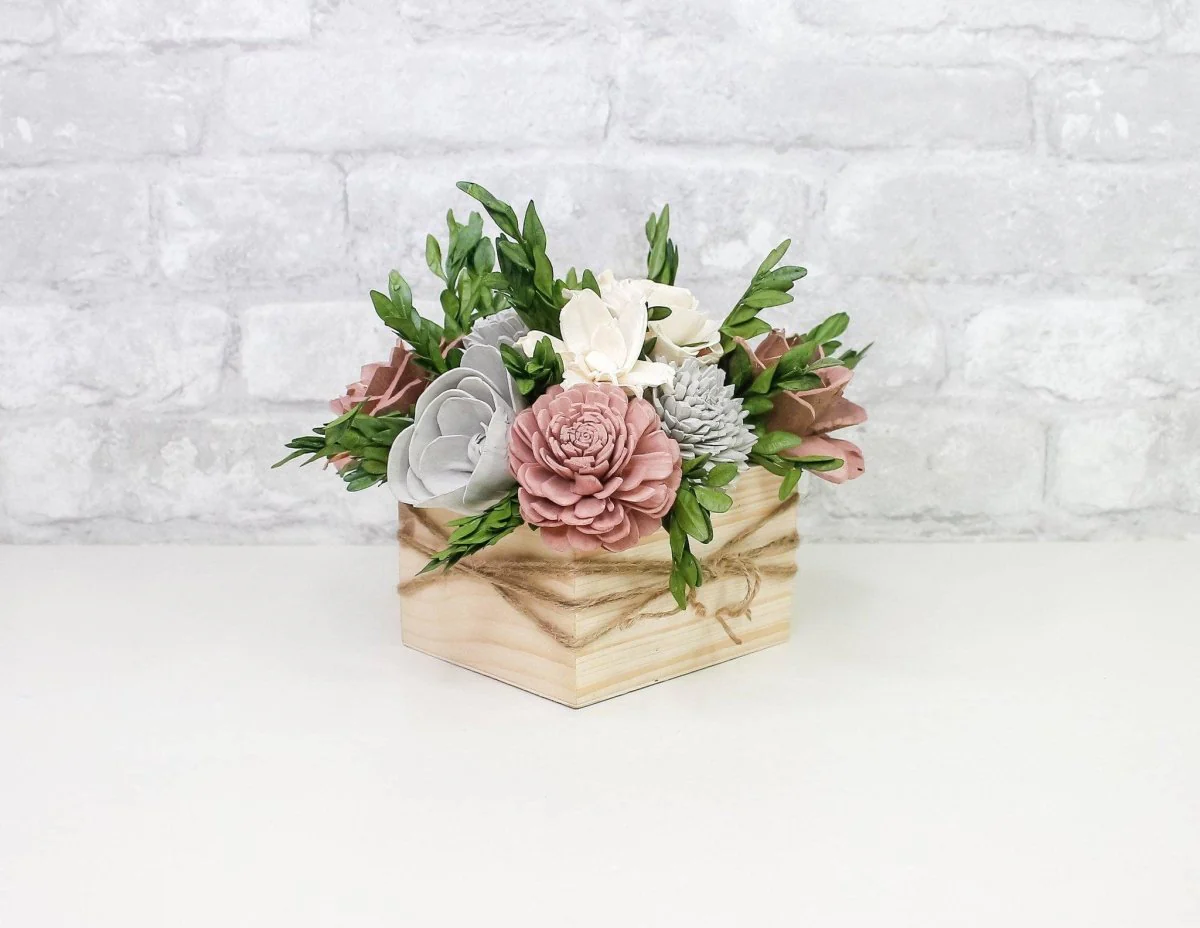 Mini Boxwood Centerpiece - Image 3