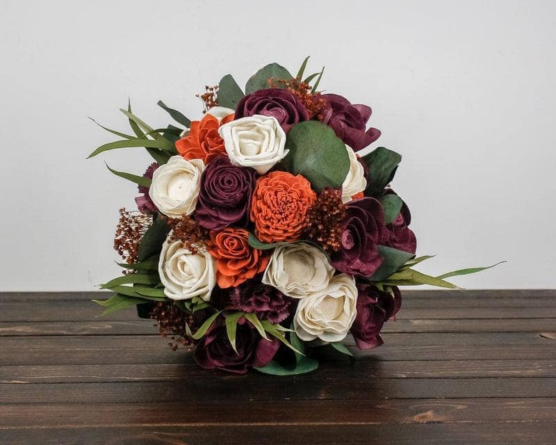Pumpkin Eucalyptus Finished Bouquet - Large - Image 3