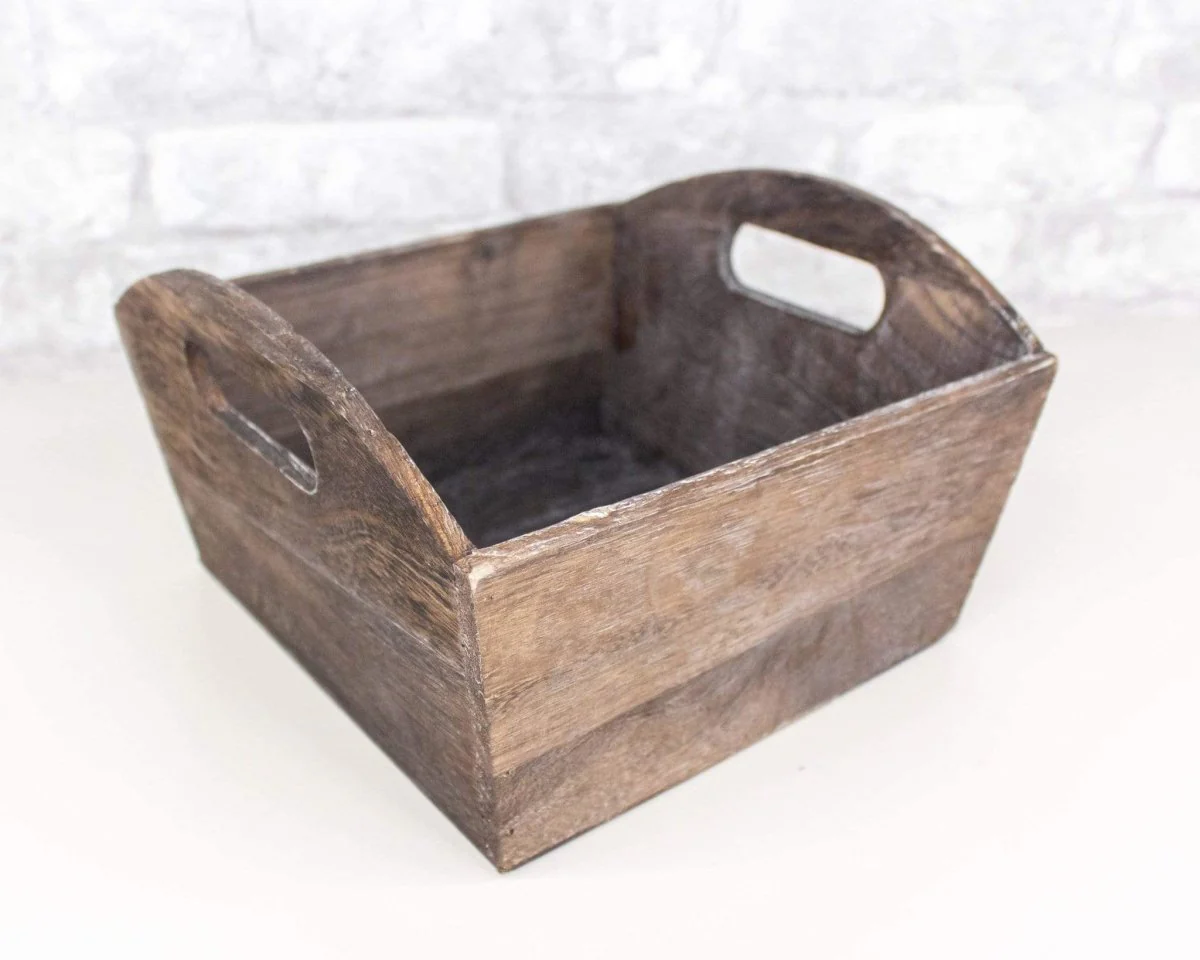 Brown Stained Wood Planter (Multiple Sizes) - Image 8