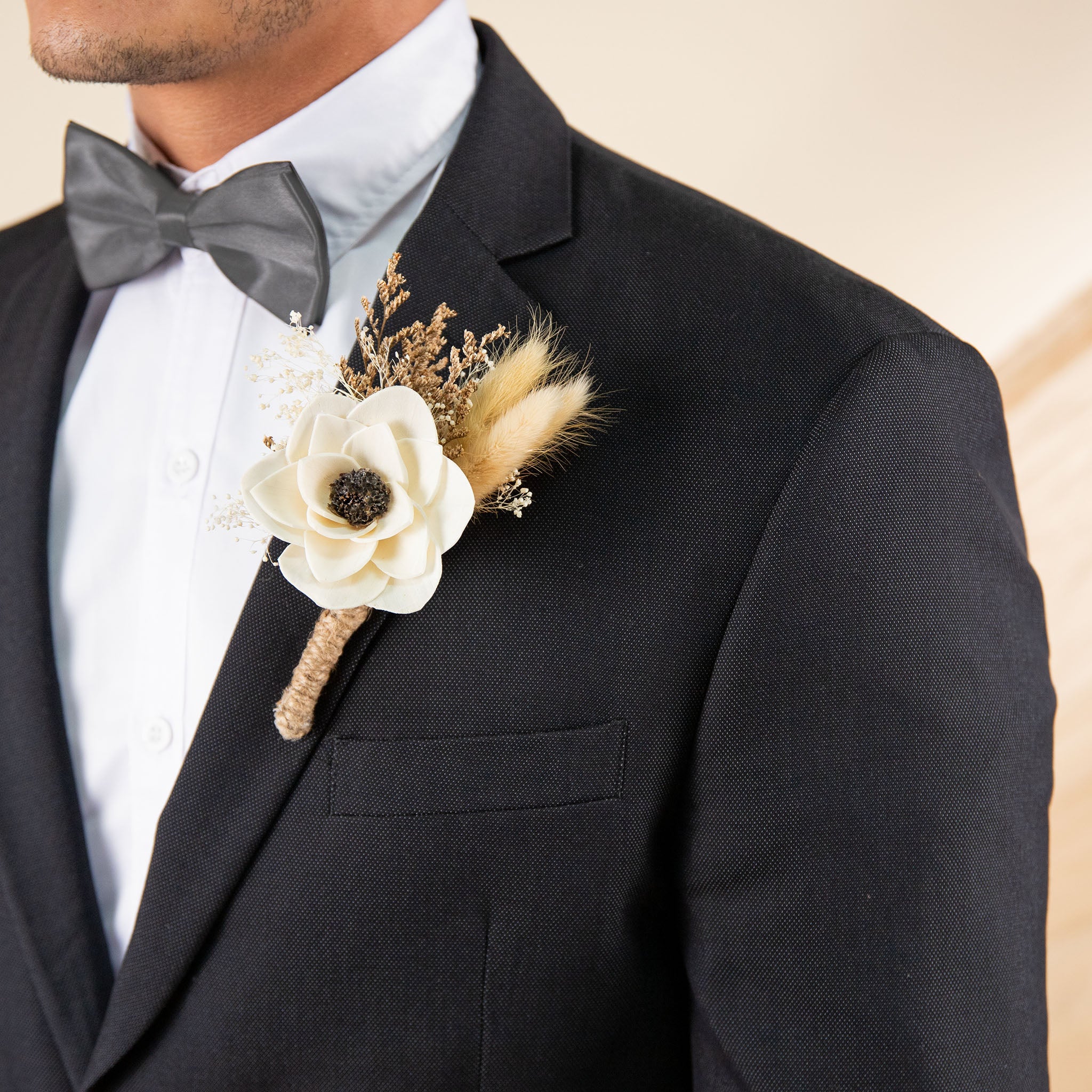 Retro Modern Father's Boutonniere (Set of 2)*