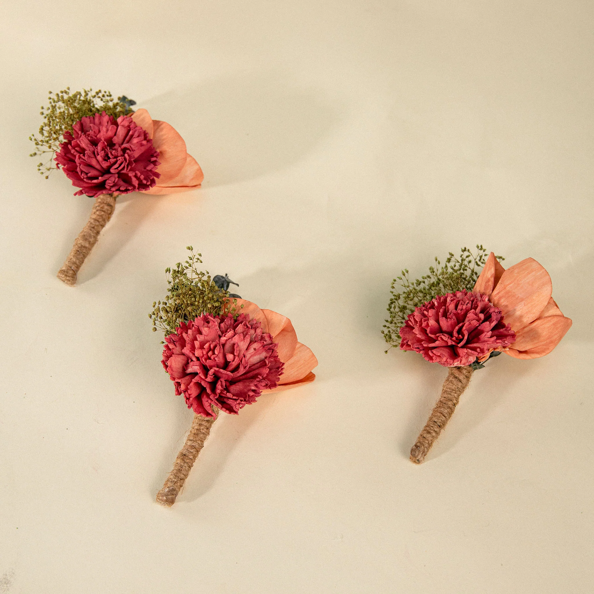 Rose Boutonniere (Set of 3) - Image 3