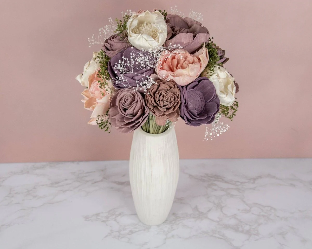 Rose Quartz - Finished Bouquet - Image 6