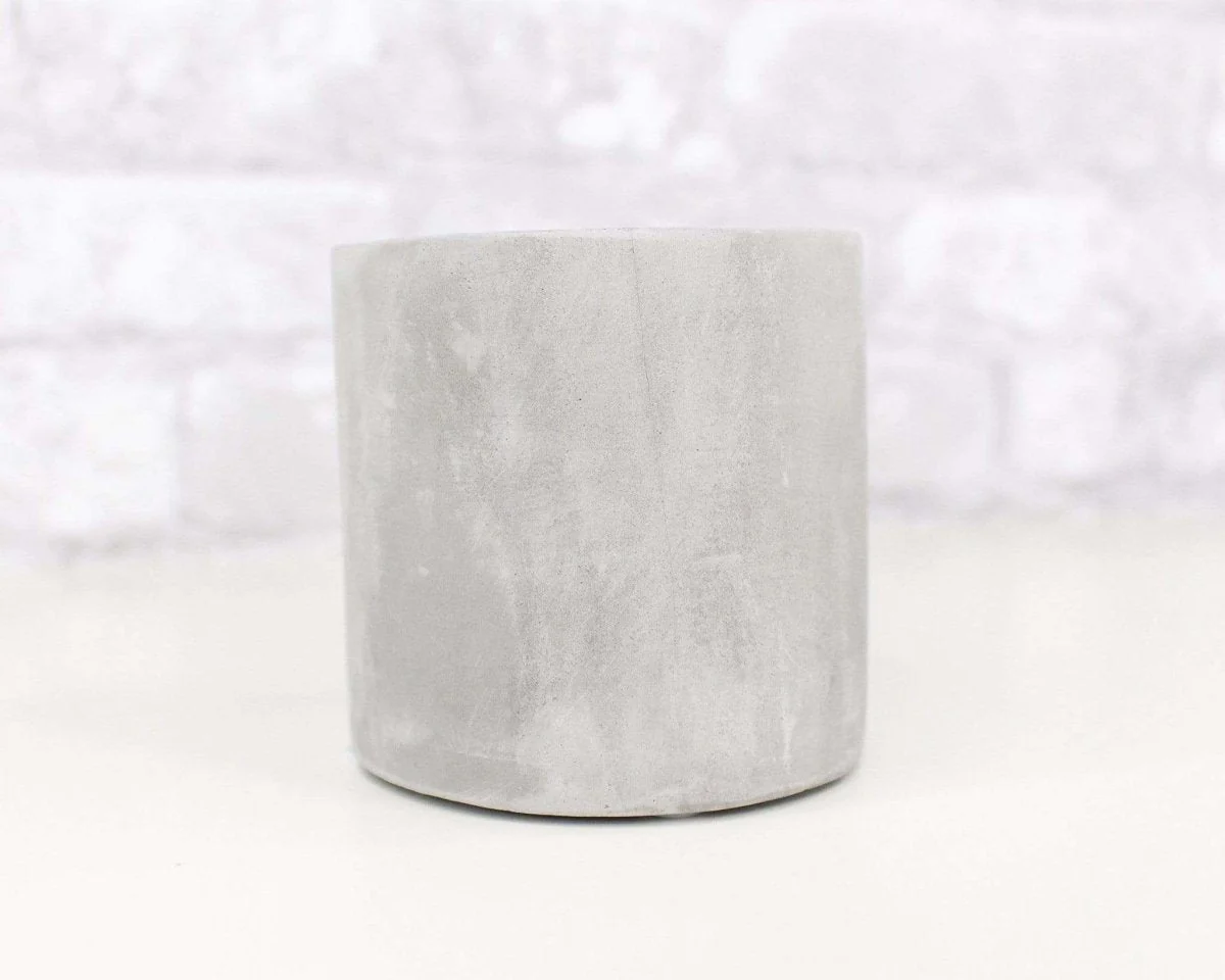 Round Cement Pot - Image 2