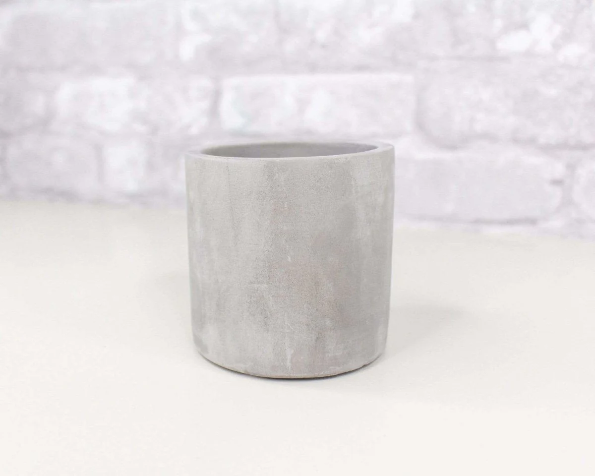 Round Cement Pot - Image 4