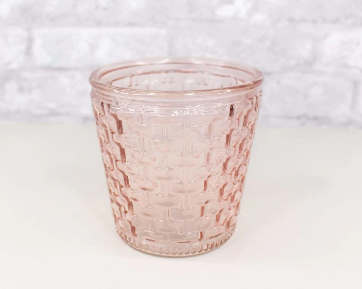 Round Glass Container - Basket Design (Multiple Colors) - Image 9