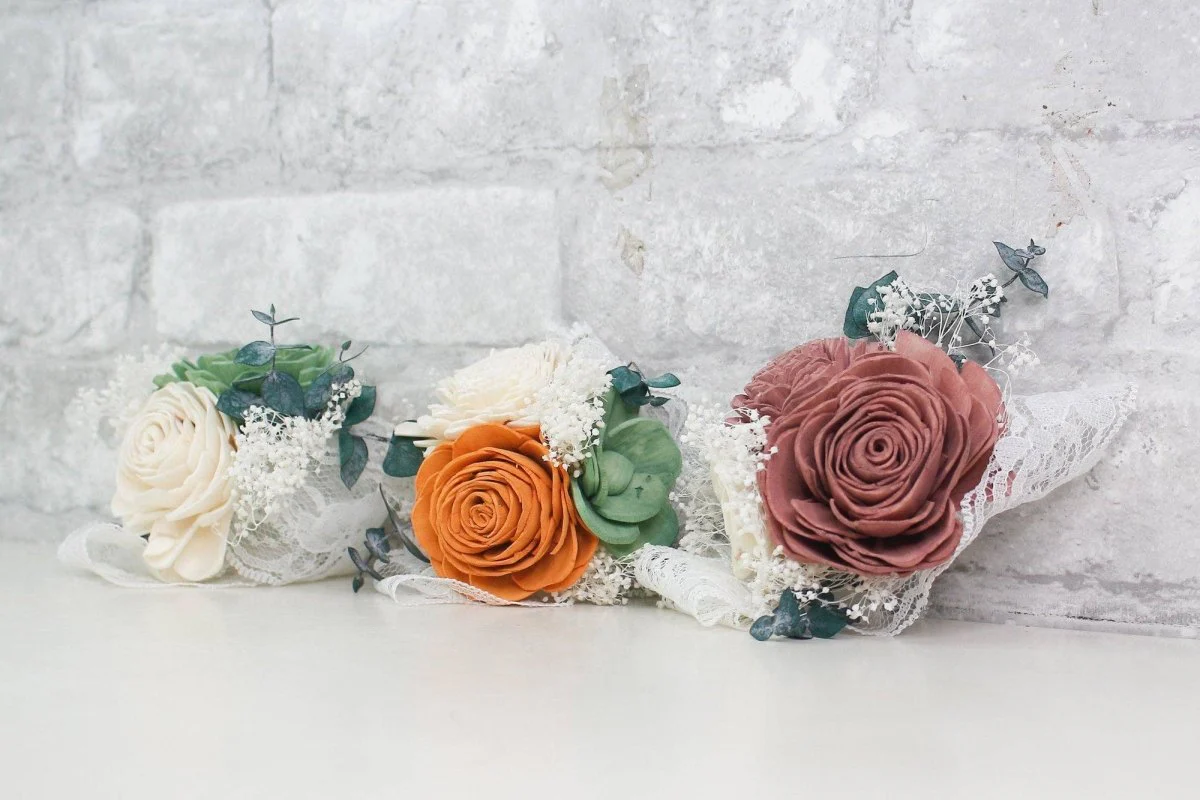 Rustic Chic Corsage (Set of 3) - Image 10