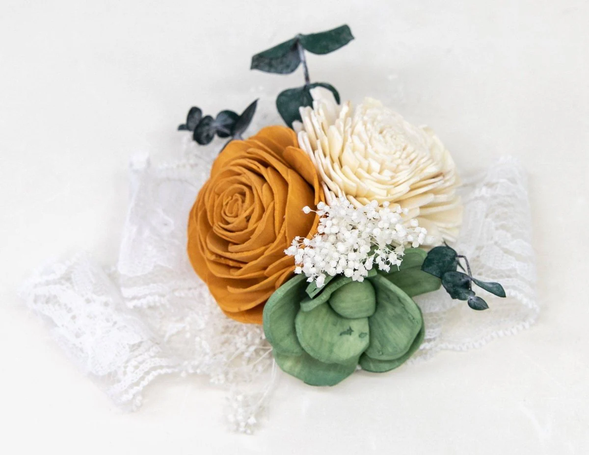 Rustic Chic Corsage (Set of 3) - Image 3