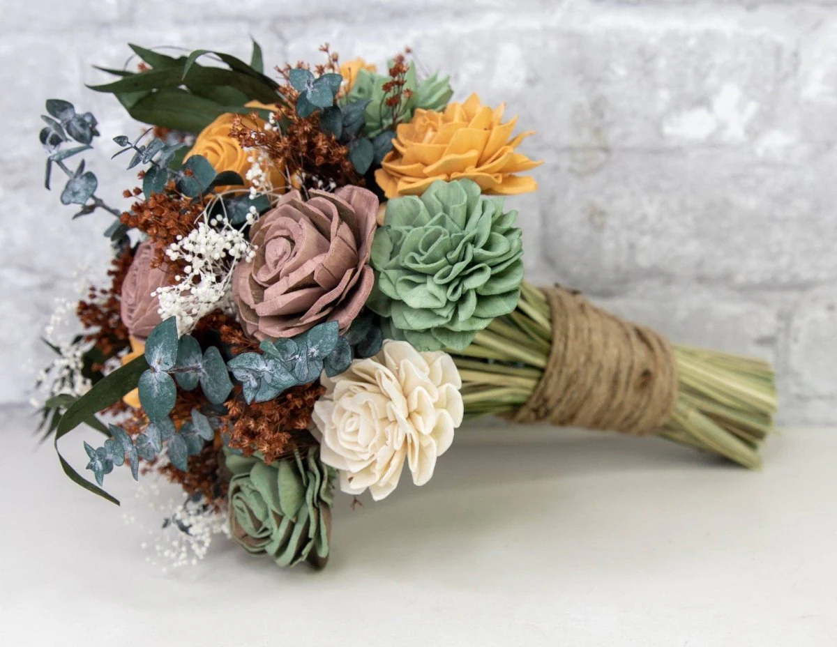 Rustic Chic Mini Bouquet - Image 3
