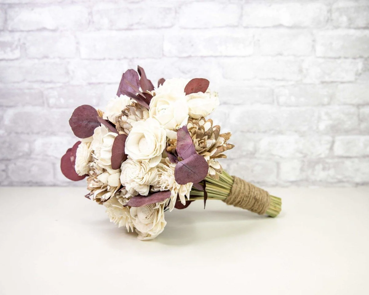 Rustic Red Bouquet - Image 3
