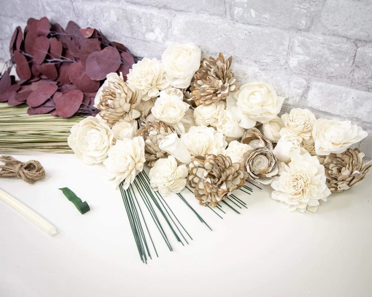 Rustic Red Bouquet - Image 8