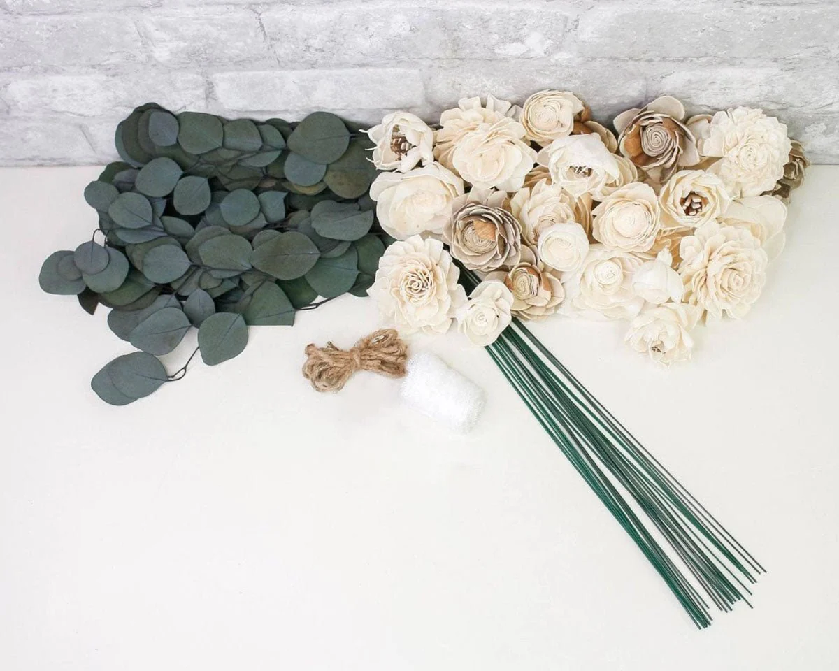 Silver Bridal Bouquet - Image 7