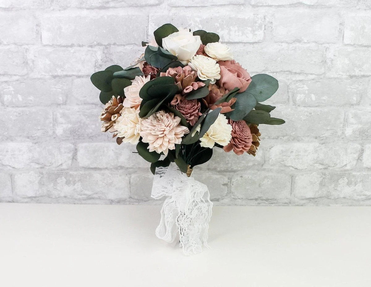 Silver Bridal Bouquet* - Image 4