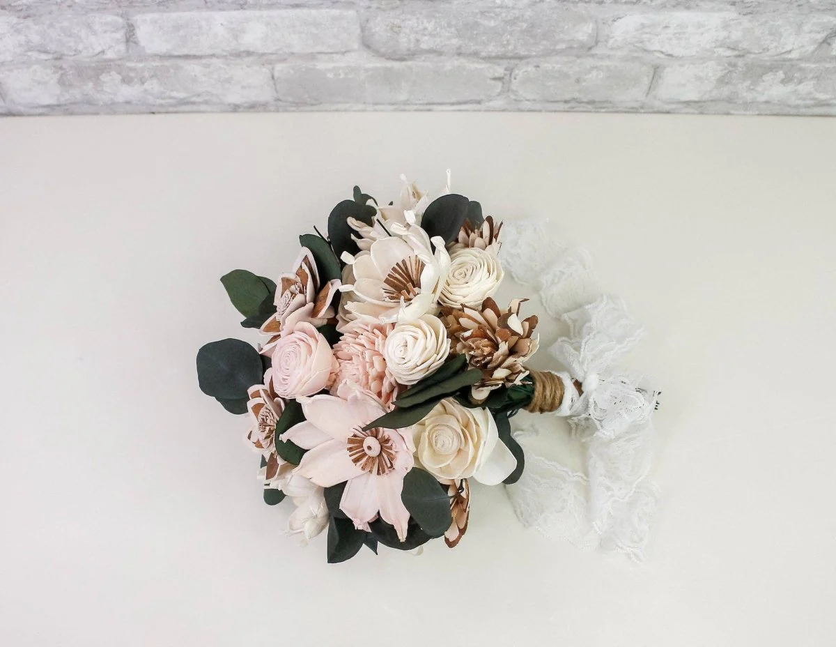 Silver Bridesmaid Bouquet* - Image 3