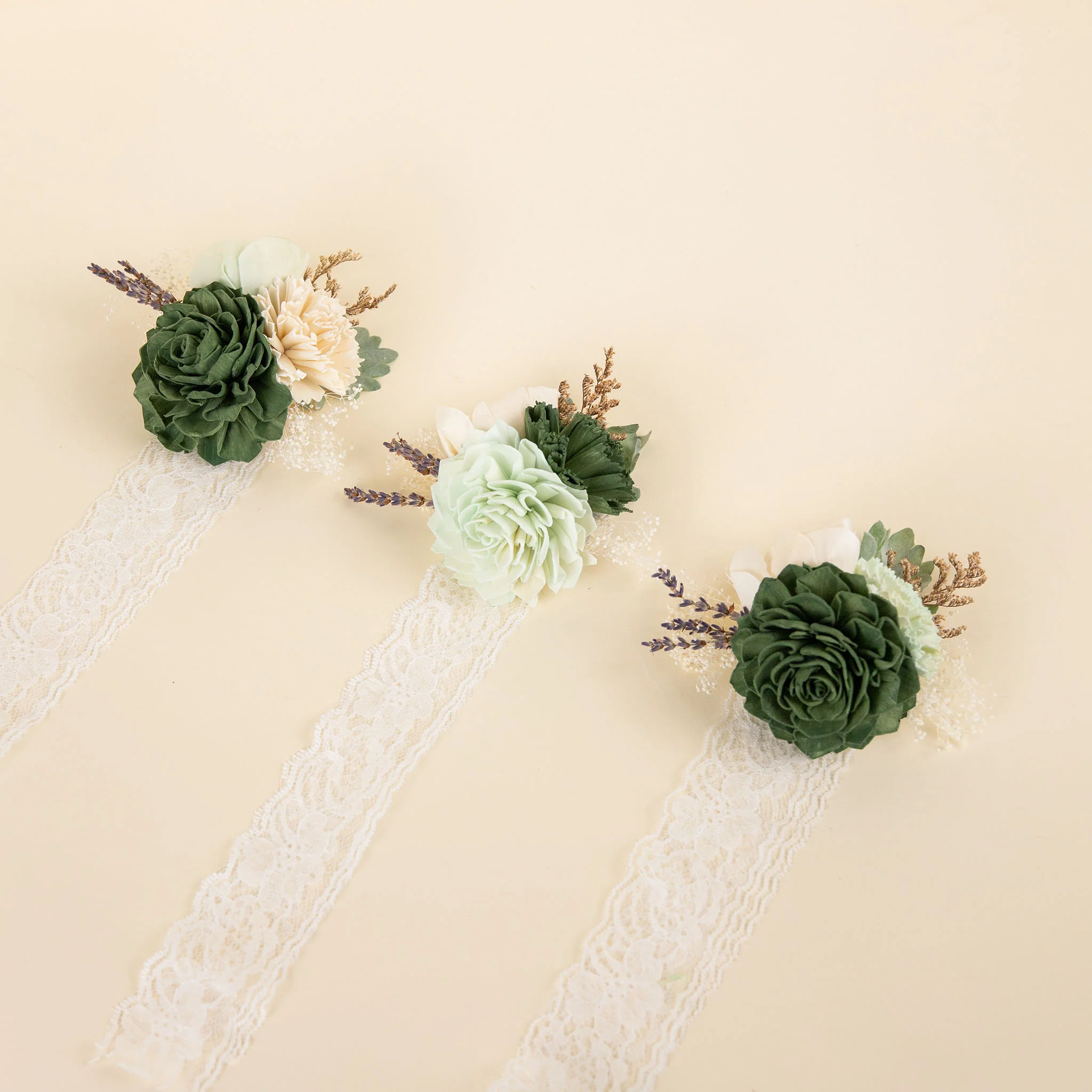 Silver Sage Corsage (Set of 3) - Image 3