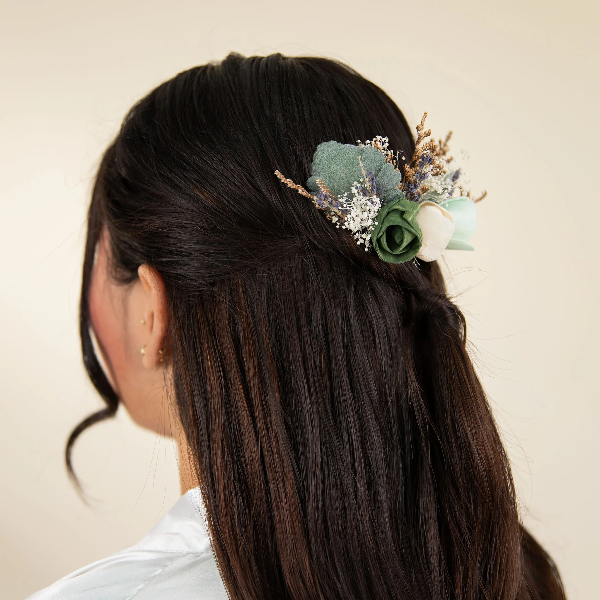 Silver Sage Hairpiece - Image 3