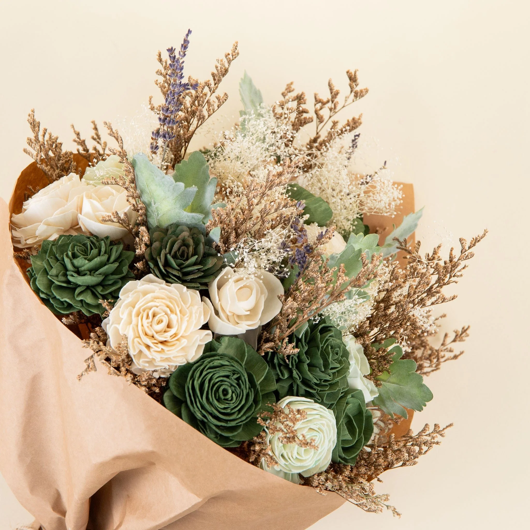 Silver Sage Loose Flower Bouquet* - Image 3