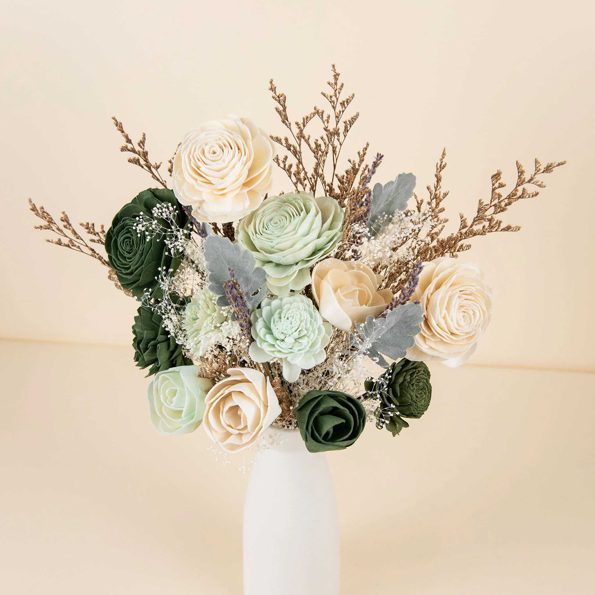 Silver Sage Vase Centerpiece - Image 2