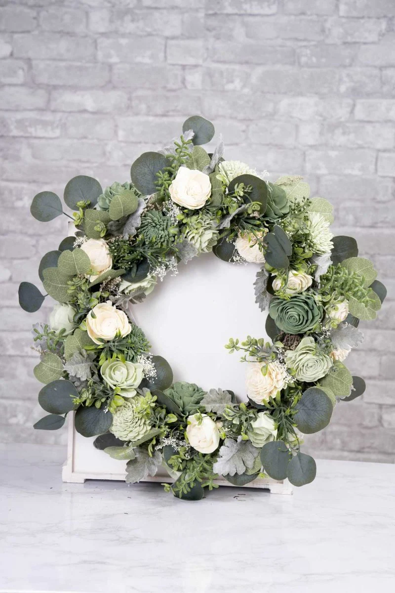 Silver Sage Wreath (Large) - Image 4
