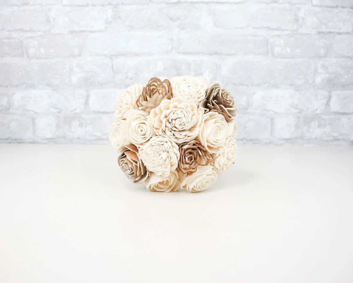 Simple Sola Bouquet - Natural