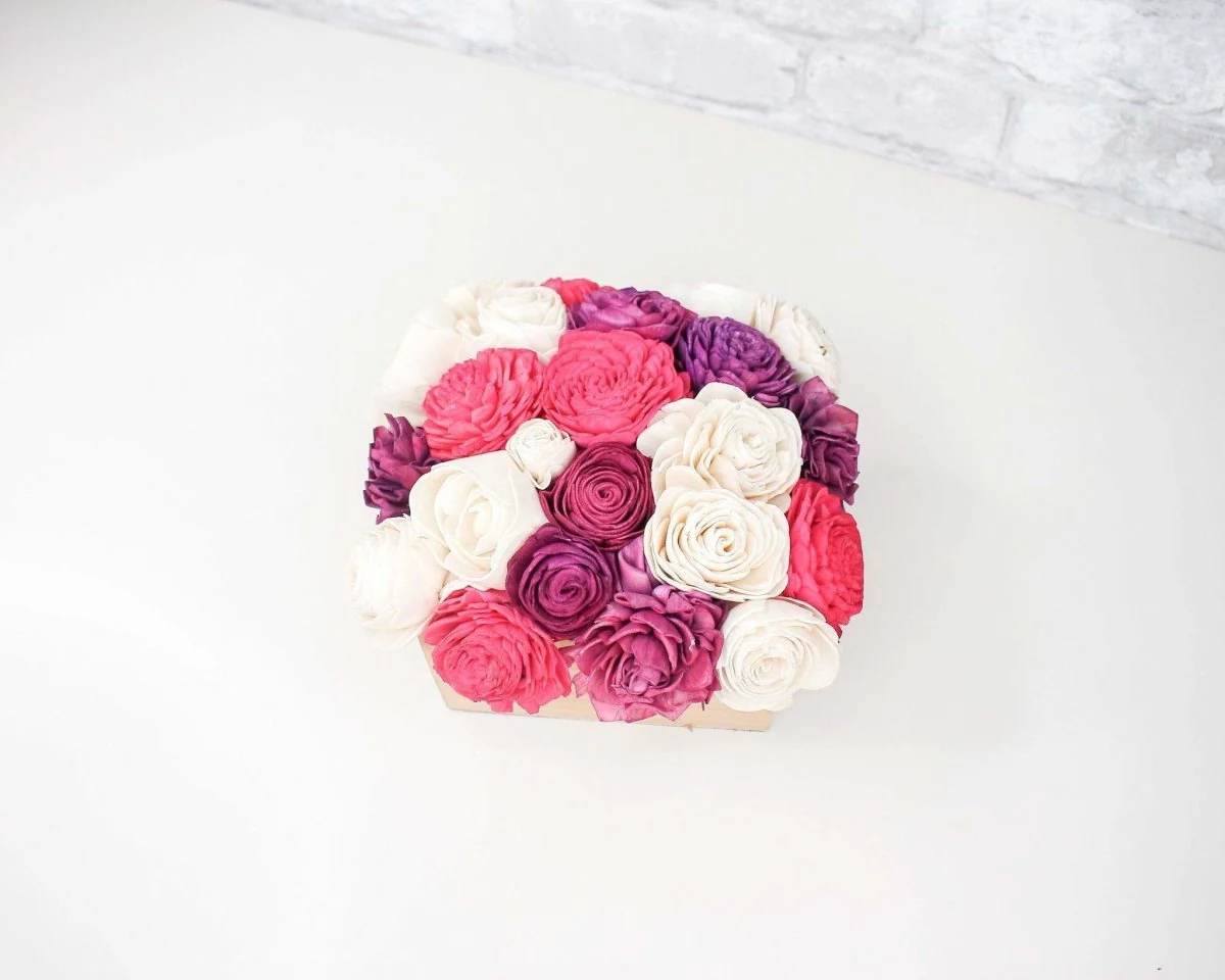 Simple Sola Centerpiece - Cherry/Plum - Image 2