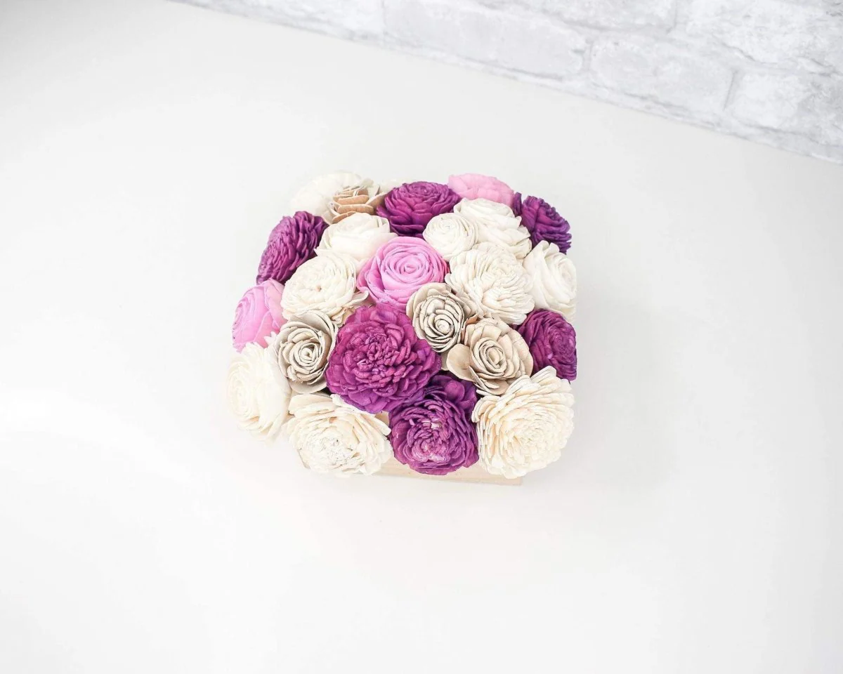 Simple Sola Centerpiece - Lavender/White - Image 2