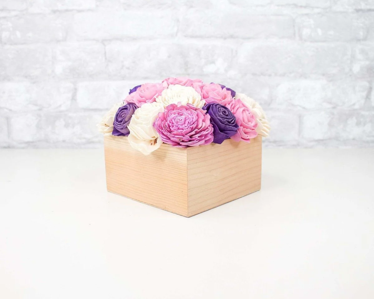 Simple Sola Centerpiece - Purples - Image 3