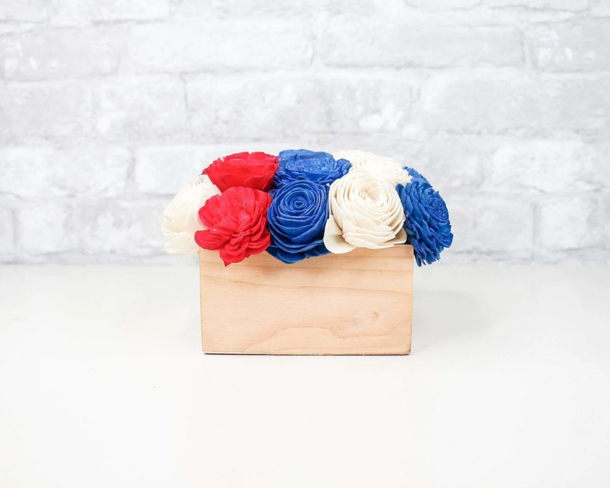 Simple Sola Centerpiece - Red/White/Blue - Image 2