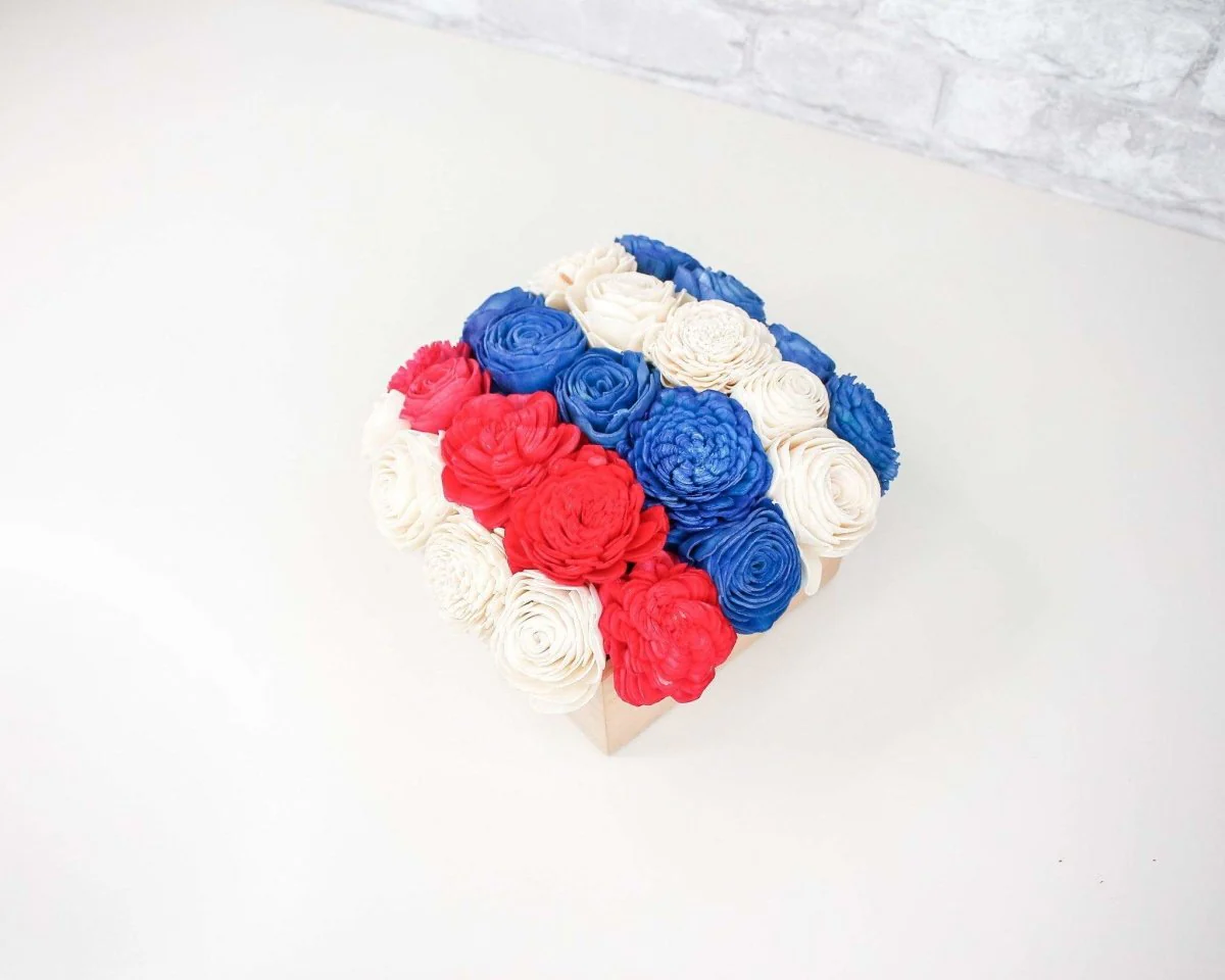 Simple Sola Centerpiece - Red/White/Blue - Image 3