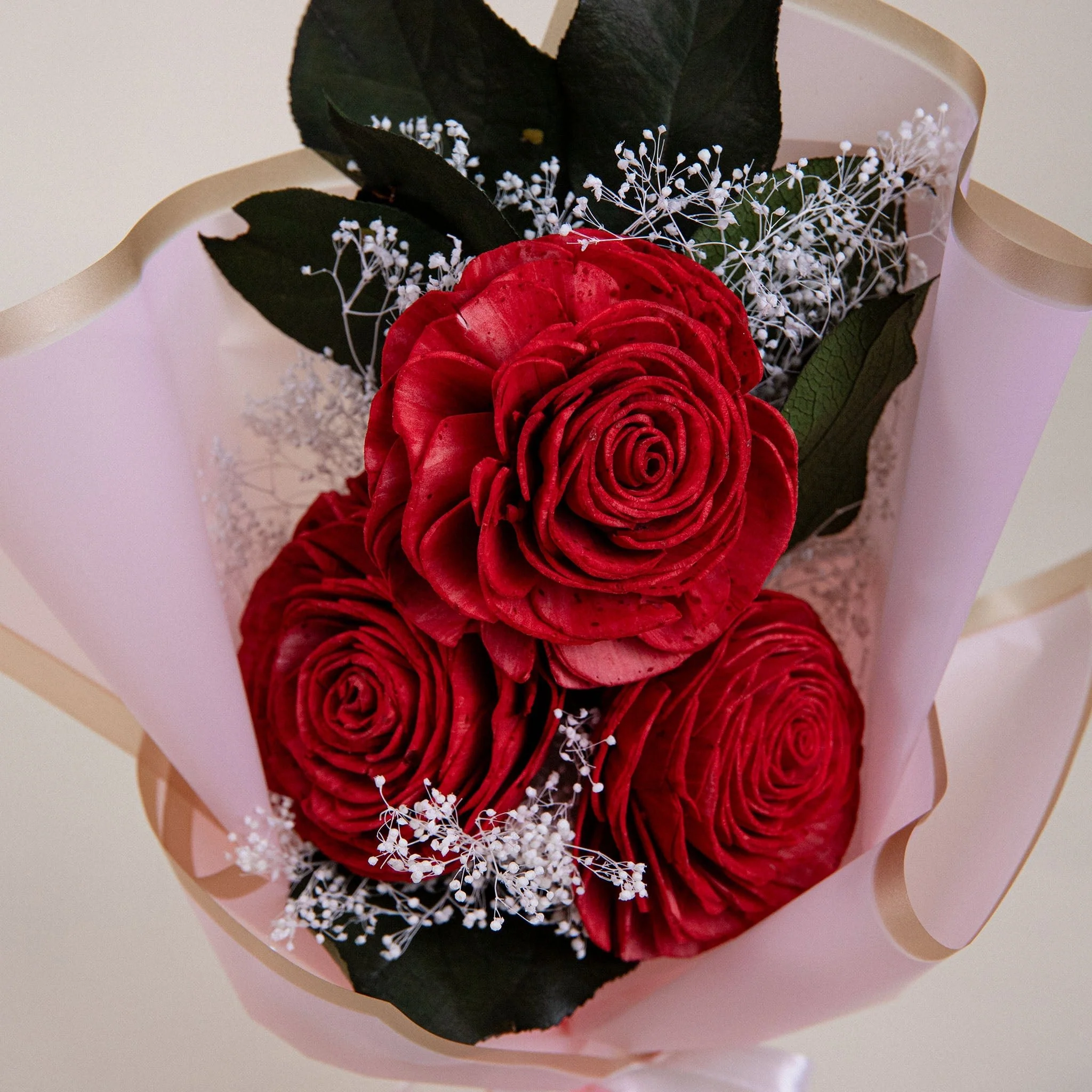 Simply Red Mini Deluxe Bouquet - Image 2