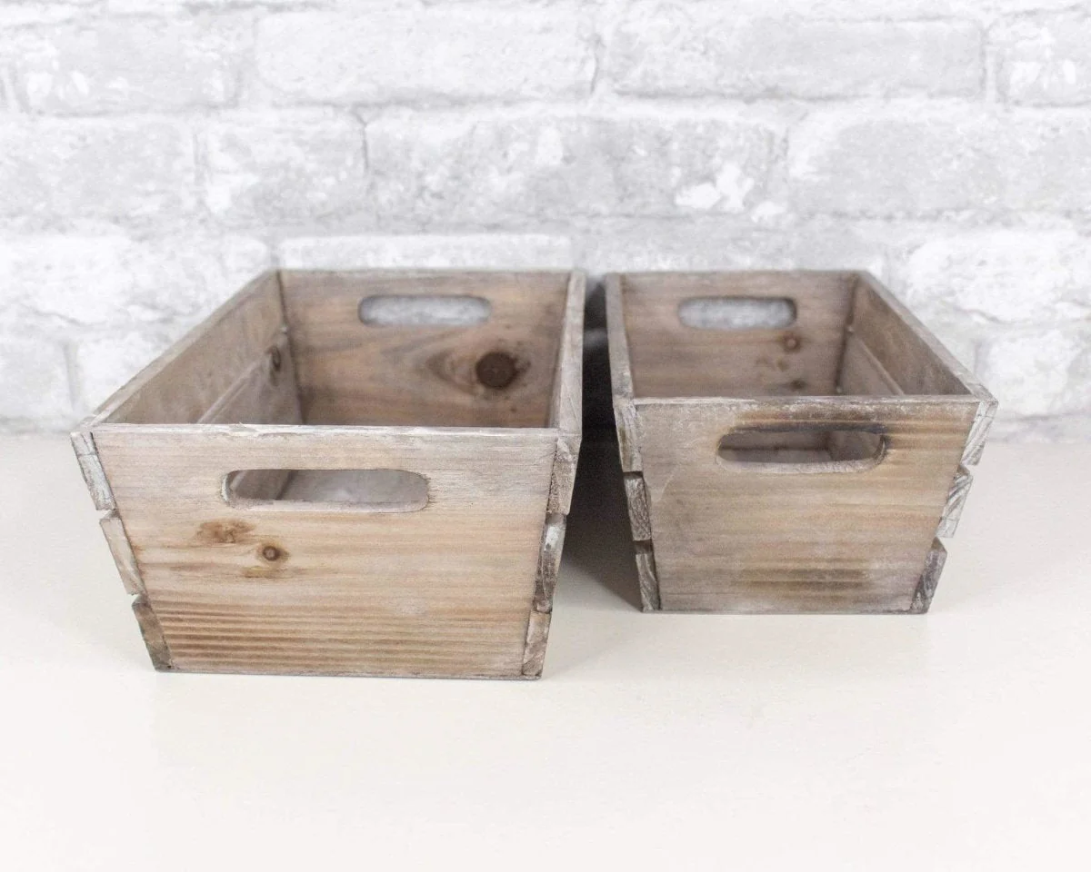 Slatted Rectangle Wood Planter (Multiple Sizes) - Image 3