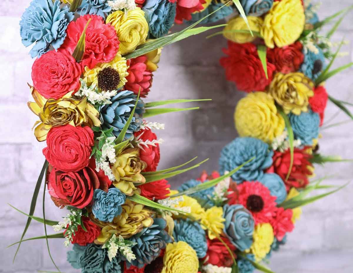 Spring Has Sprung Wreath Craft Kit - Image 2