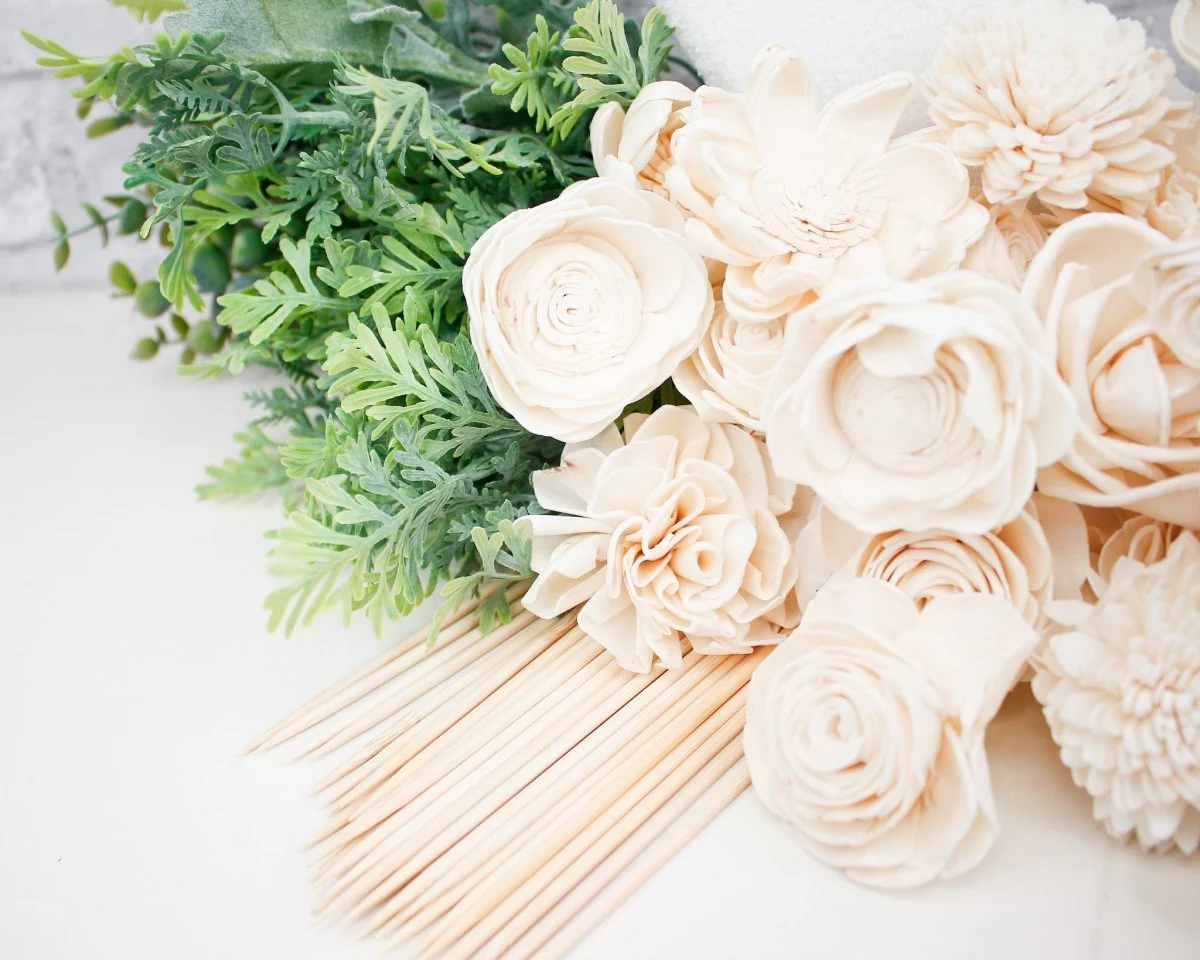 Summer Wildflower Wreath Craft Kit - Image 4