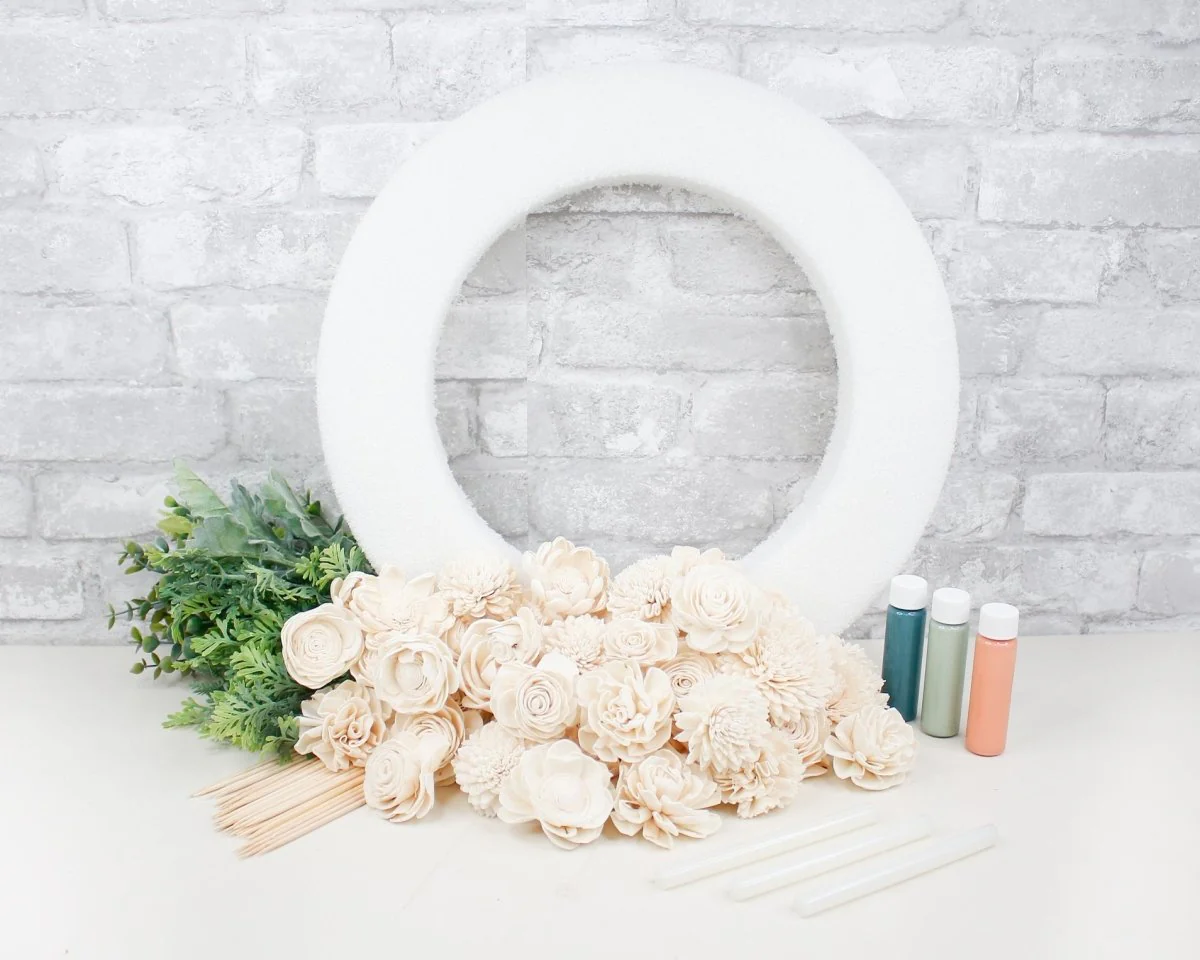 Summer Wildflower Wreath Craft Kit - Image 5