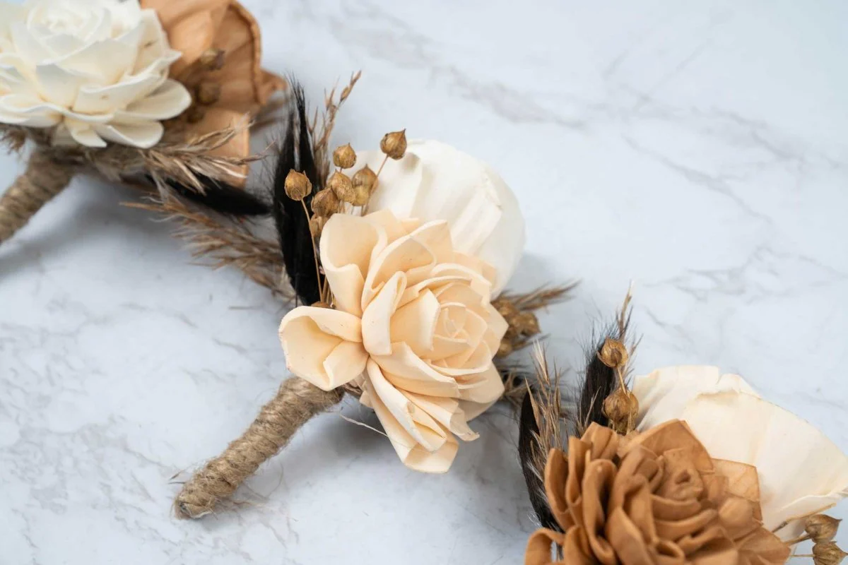 Sun Kissed Boutonniere (Set Of 3) - Image 2