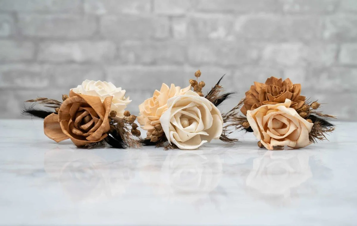 Sun Kissed Boutonniere (Set Of 3) - Image 3
