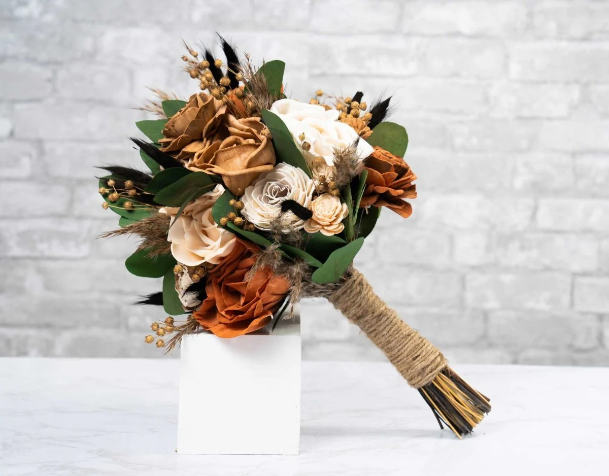 Sun Kissed Bridesmaid Bouquet - Image 3