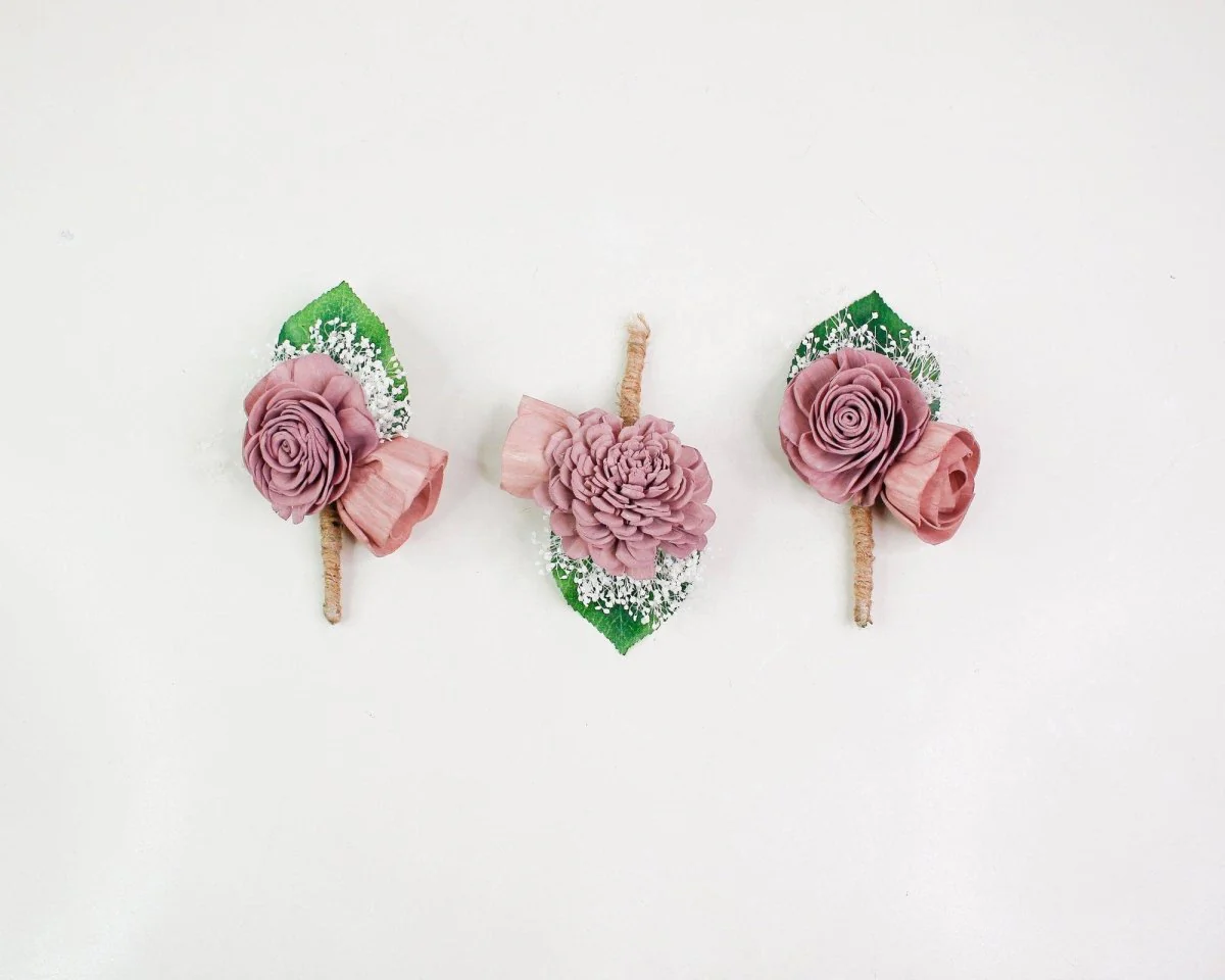 Sweet Serenade Boutonniere (Set of 3) - Image 2