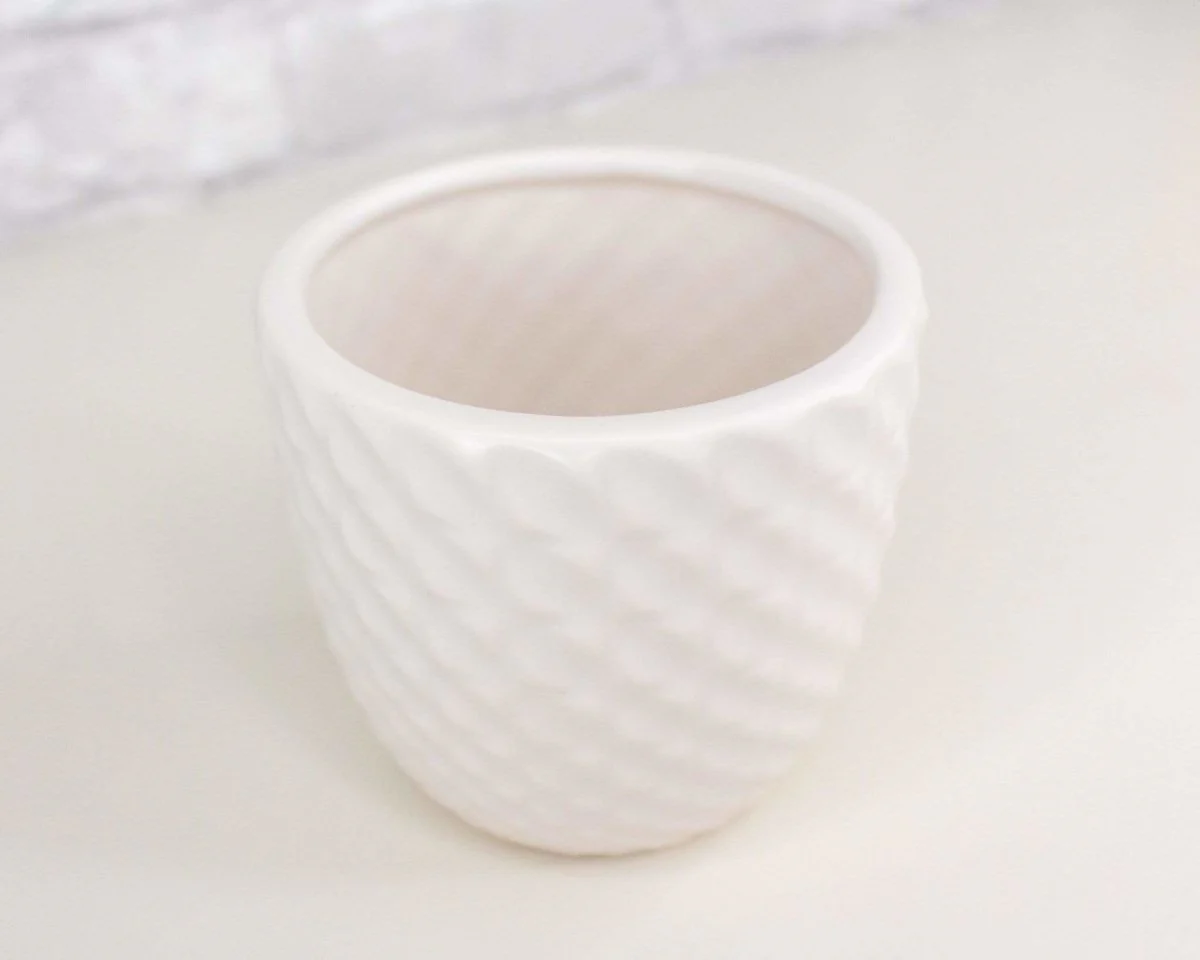 Textured Ceramic Planter (Multiple Colors) - Image 3