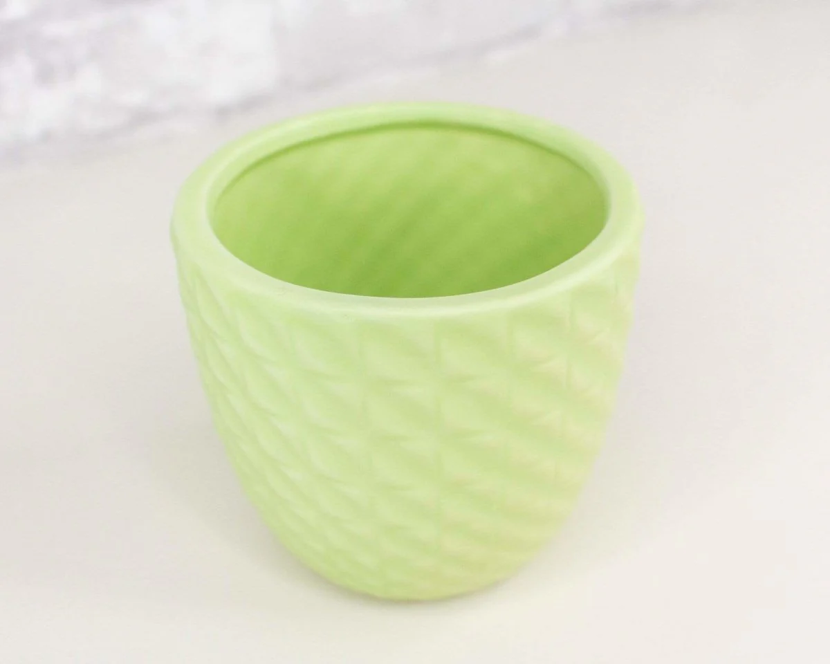 Textured Ceramic Planter (Multiple Colors) - Image 4