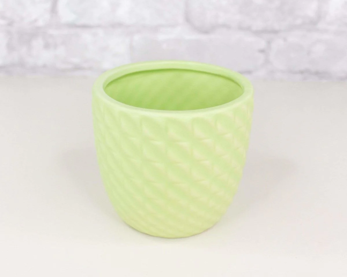 Textured Ceramic Planter (Multiple Colors) - Image 7
