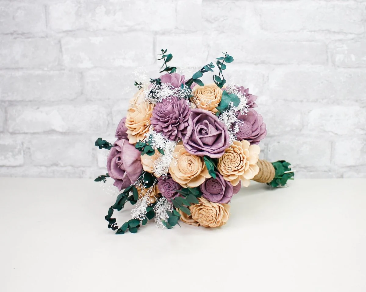 Tie The Knot Bridesmaid Bouquet - Image 2