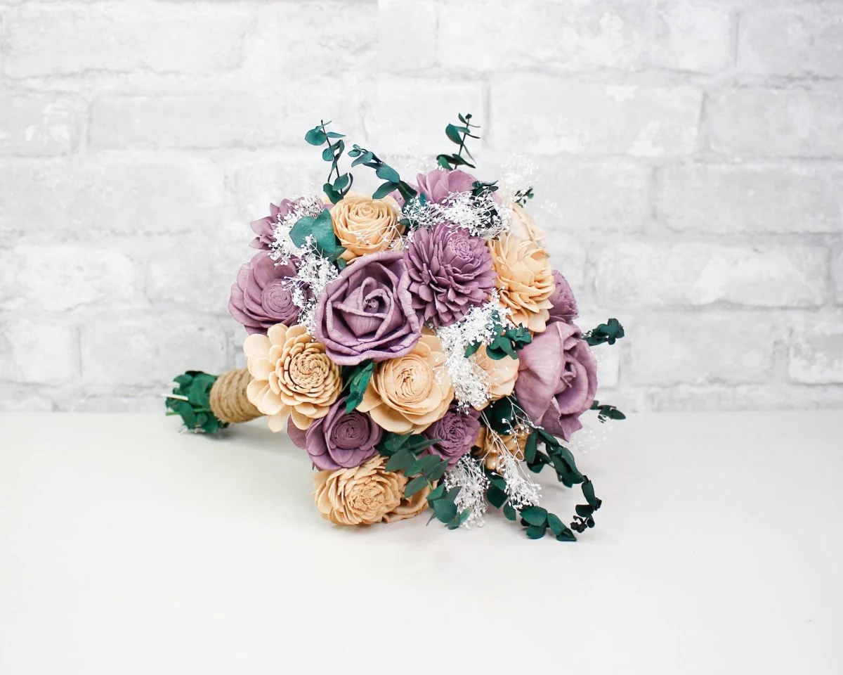 Tie The Knot Bridesmaid Bouquet - Image 3