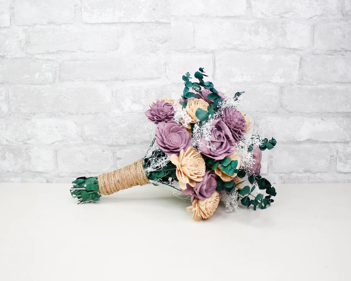 Tie The Knot Bridesmaid Bouquet - Image 5