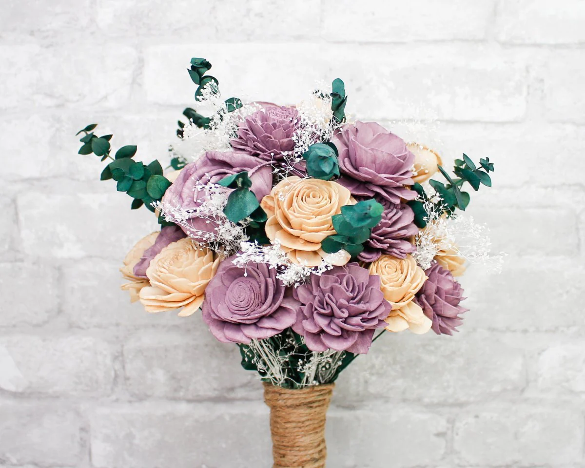 Tie The Knot Bridesmaid Bouquet - Image 7