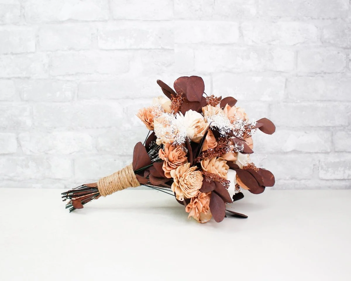 Topaz Bridal Bouquet - Image 5