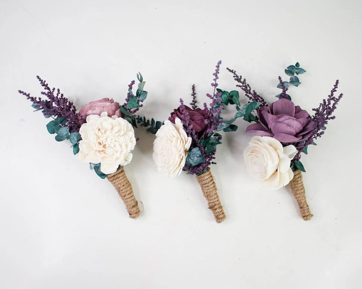 Twilight Sky Boutonniere (Set of 3)* - Image 2