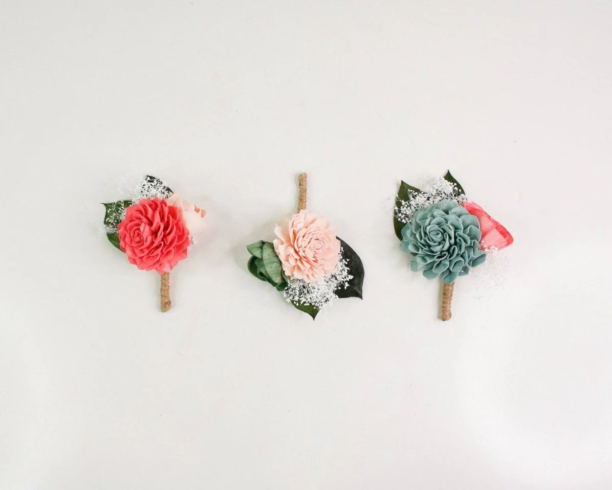 Vacay Vibes Boutonniere (Set of 3)* - Image 3